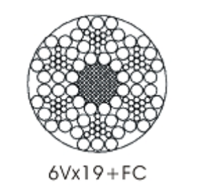 6V×19+FC 三角股钢丝绳