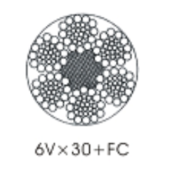 6V×30+FC 三角股钢丝绳