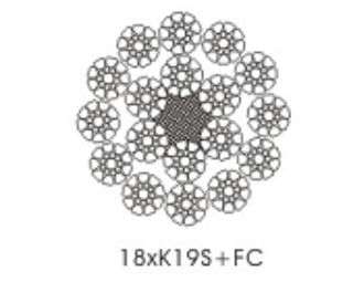 18×K19S +FC压实股钢丝绳