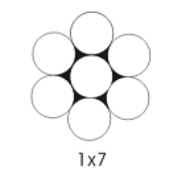 1×7 航空用钢丝绳-单股钢丝绳