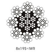 8×19S +IWR 电梯钢丝绳